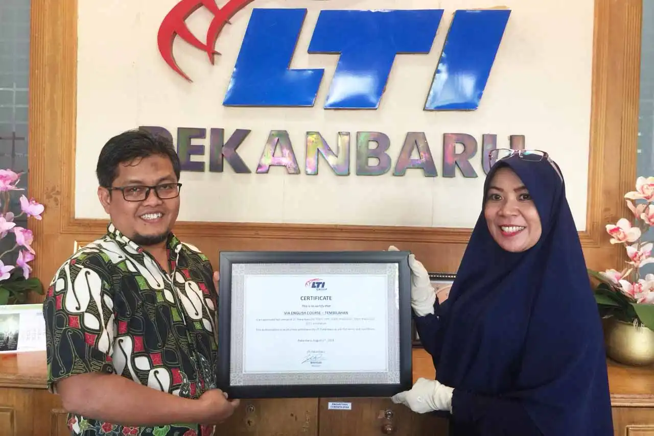 Kerjasama LTI dengan VIA English Course Tembilahan