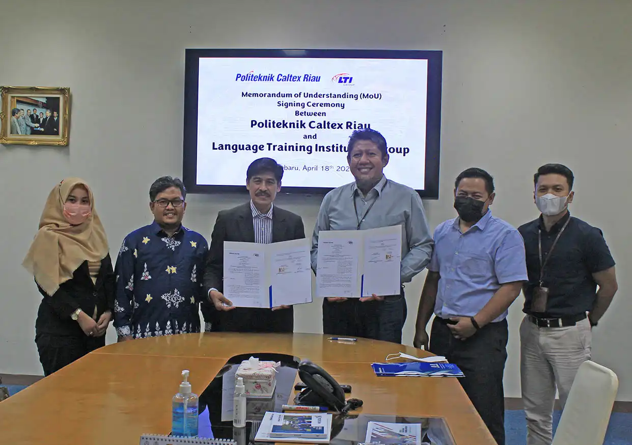 MoU dan MoA Politeknik Caltex Riau dan LTI Group